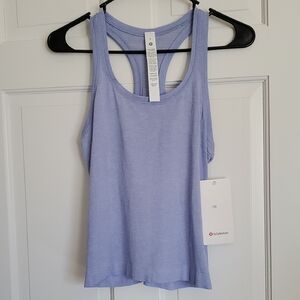 NWT lululemon Swiftly Tech Scoopneck Women's Sz 6 Tank Race Serene Blue